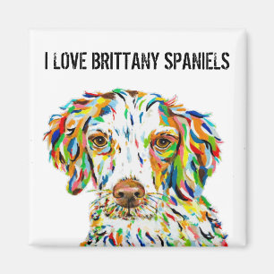 I Liebe Brittany Spaniels Magnet
