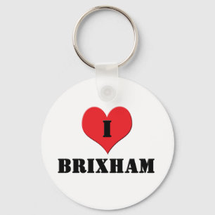 I Liebe Brixham Schlüsselanhänger