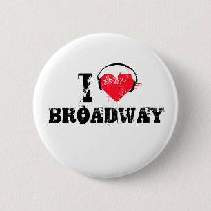 I Liebe Broadway Button