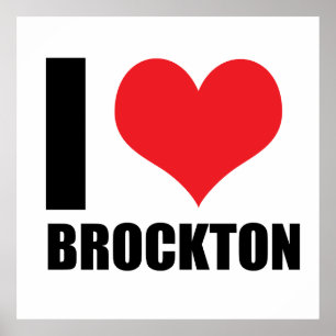 I Liebe Brockton Poster