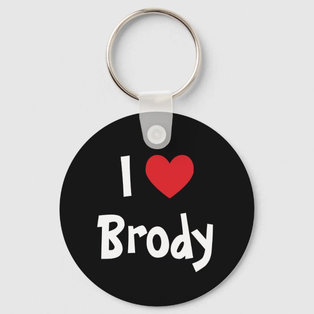 I Liebe Brody Schlüsselanhänger (Vorderseite)