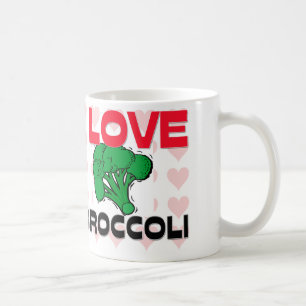 I Liebe-Brokkoli Kaffeetasse