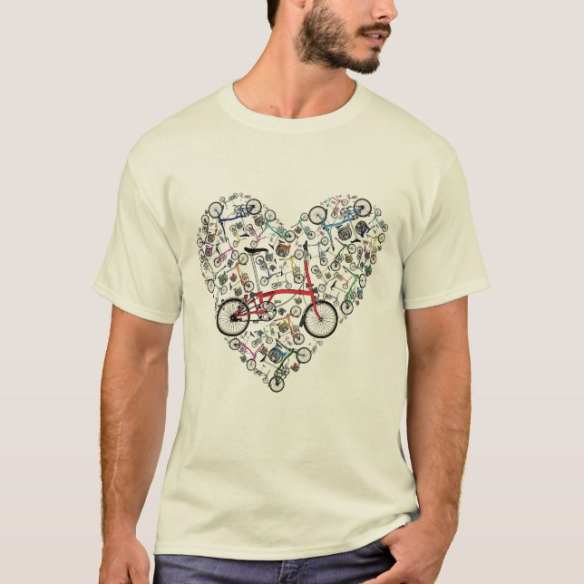 I Liebe Brompton Bikes T-Shirt (Vorderseite)