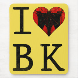 I Liebe Brooklyn, BK New York Mousemat Mousepad