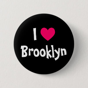 I Liebe Brooklyn Button