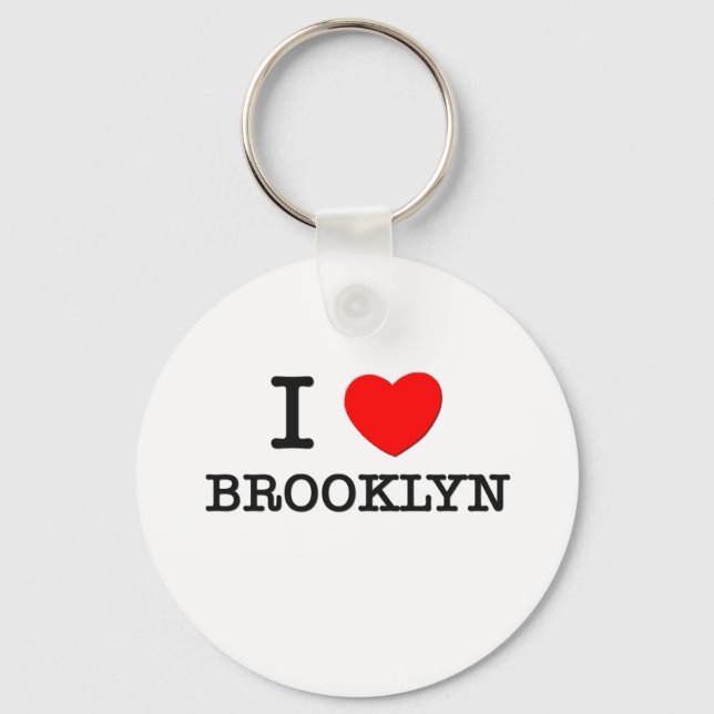 I Liebe Brooklyn Schlüsselanhänger (Vorderseite)