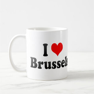 I Liebe Brüssel, Belgien Kaffeetasse