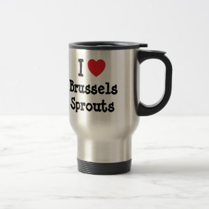 I Liebe Brüssel Sprouts T - Shirt Reisebecher