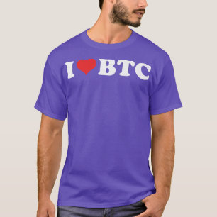 I Liebe BTC (Bitcoin) T-Shirt