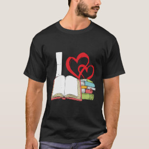 I Liebe Bücher Buchbibliothek Bildung lesen R T-Shirt