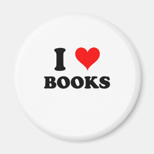 I Liebe-Bücher Magnet