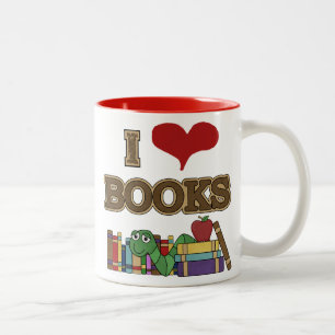 I Liebe-Bücher Zweifarbige Tasse