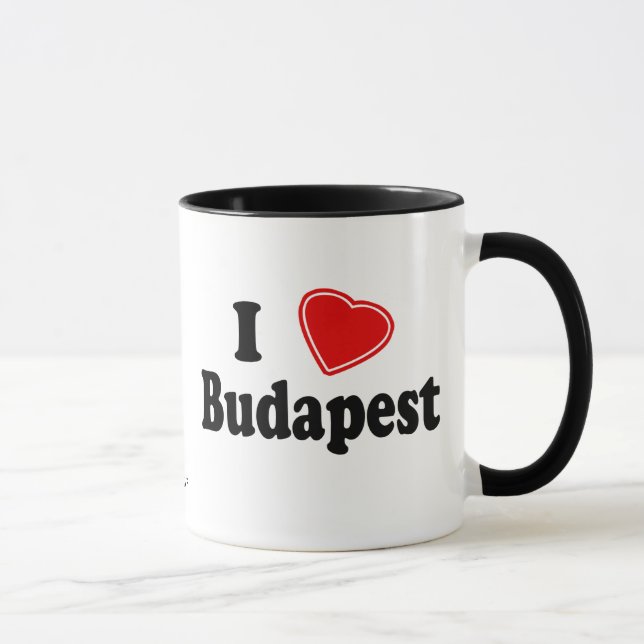 I Liebe Budapest Tasse (Rechts)