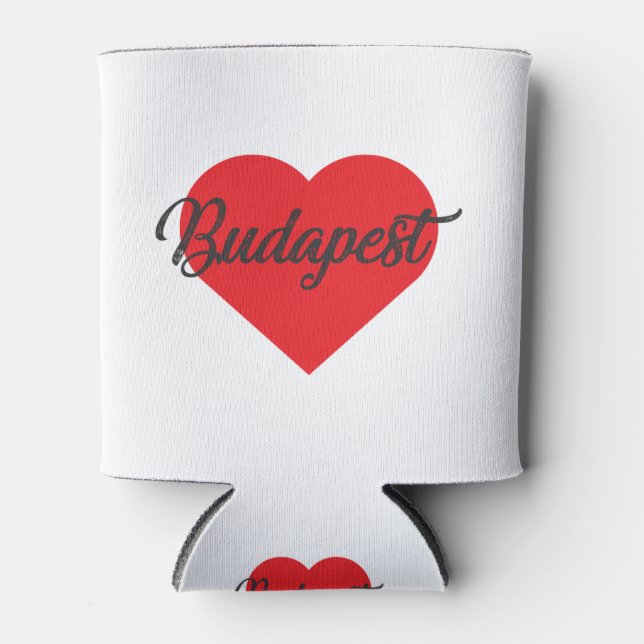 I Liebe Budapest - Ungarn Dosenkühler (Vorderseite)