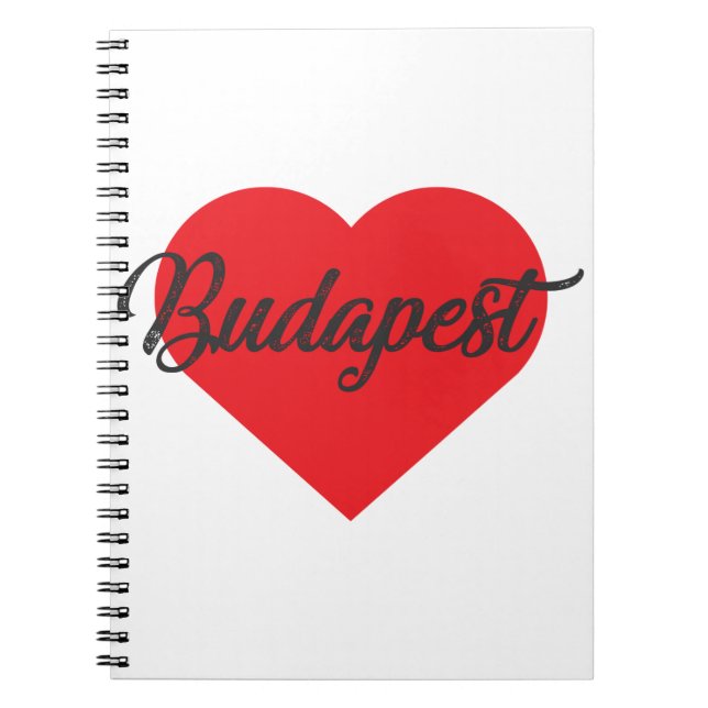 I Liebe Budapest - Ungarn Notizblock (Vorderseite)