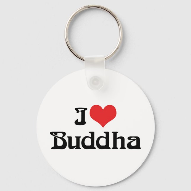 I Liebe Buddha Schlüsselanhänger (Vorderseite)