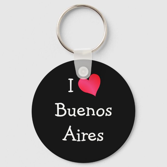 I Liebe Buenos Aires Schlüsselanhänger (Vorderseite)