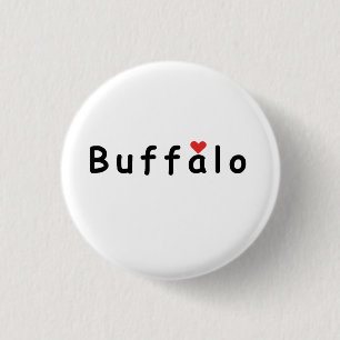 I Liebe Buffalo Button