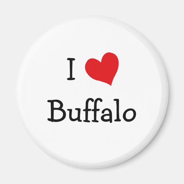 I Liebe Buffalo Magnet (Vorne)