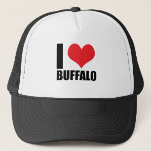 I Liebe Buffalo Truckerkappe