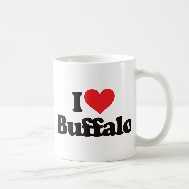 I Liebe-Büffel Kaffeetasse (Rechts)