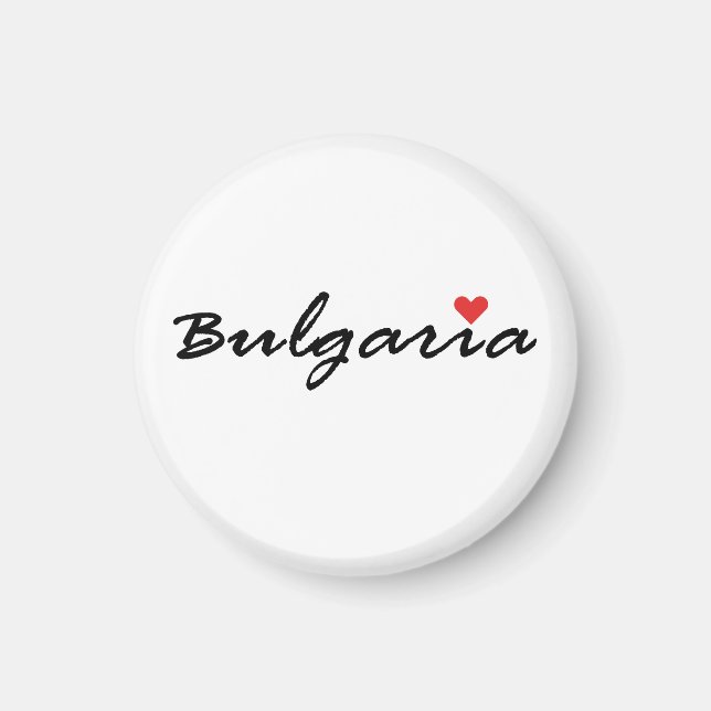 I Liebe Bulgarien Magnet (Vorne)