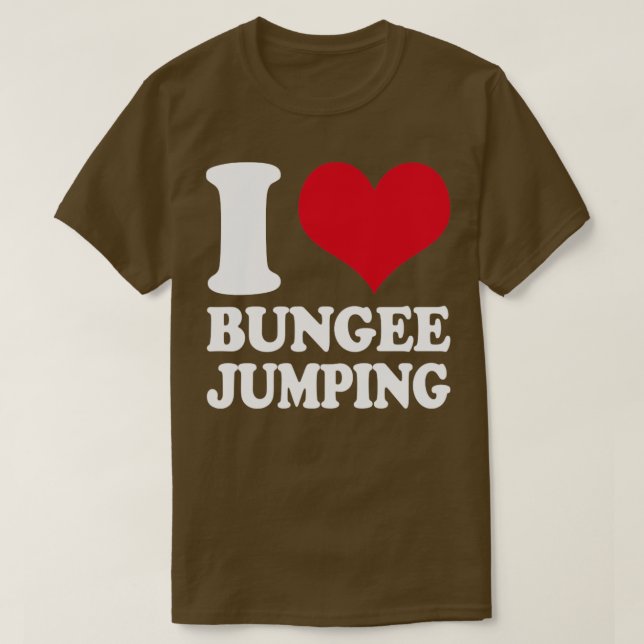 I Liebe Bungee Jumping1 T-Shirt (Design vorne)