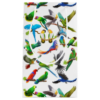 I Liebe-bunte Papageien-Geschenk-Tasche Kleine Geschenktüte