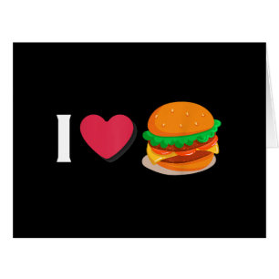 I Liebe Burger Cheeseburger ungesunde Ernährung
