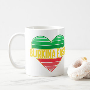 I Liebe Burkina Faso, Herz Burkinabè Kaffeetasse