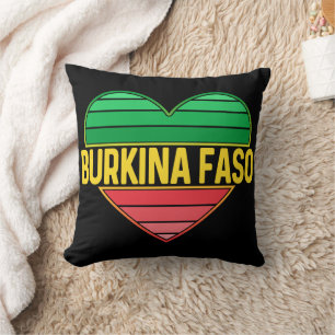 I Liebe Burkina Faso, Herz Burkinabè Kissen