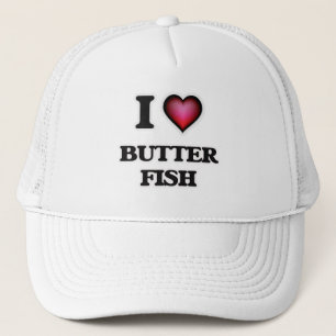 I Liebe Butter Fisch Truckerkappe