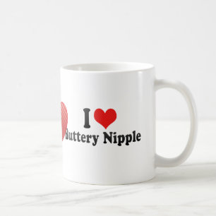 I Liebe-butterartiger Nippel Kaffeetasse