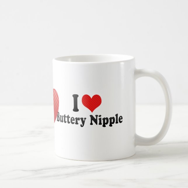 I Liebe-butterartiger Nippel Kaffeetasse (Rechts)