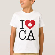 I LIEBE CA | Ich Liebe Kanada Custom Kid's T - Shi