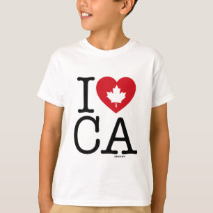 I LIEBE CA   Ich Liebe Kanada Custom Kid's T - Shi T-Shirt
