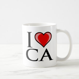 I Liebe CA - Kalifornien Kaffeetasse