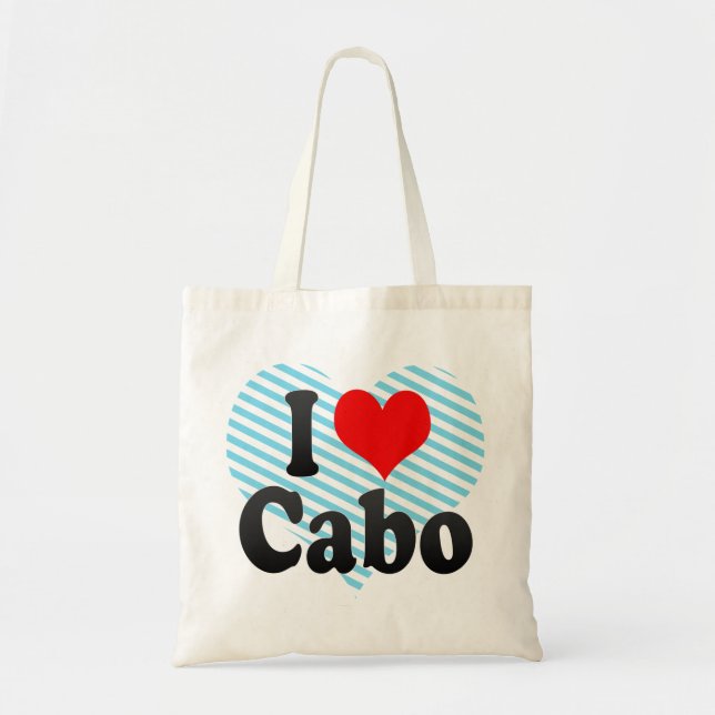 I Liebe Cabo, Brasilien. Eu-Amo O Cabo, Brasilien Tragetasche (Vorne)
