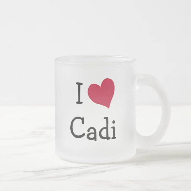 I Liebe Cadi Mattglastasse (Rechts)