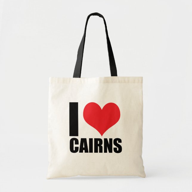 I Liebe Cairns Tragetasche (Vorne)