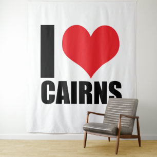 I Liebe Cairns Wandteppich