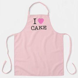 I Liebe Cake Schürze