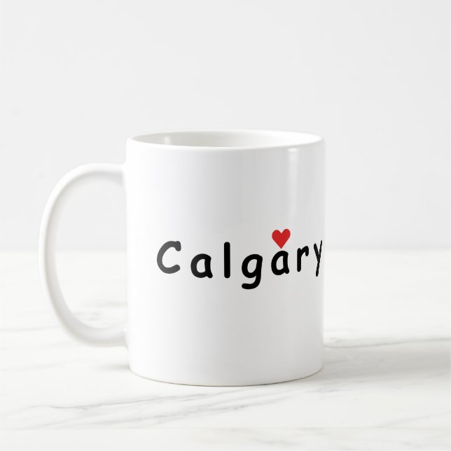 I Liebe Calgary Kaffeetasse (Links)