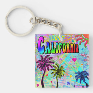 I LIEBE California Vivid Romance Schlüsselanhänger