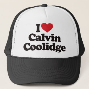 I Liebe Calvin Coolidge Truckerkappe