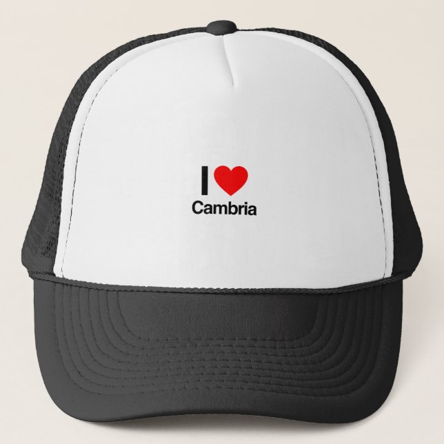 i Liebe Cambria Truckerkappe (Vorderseite)