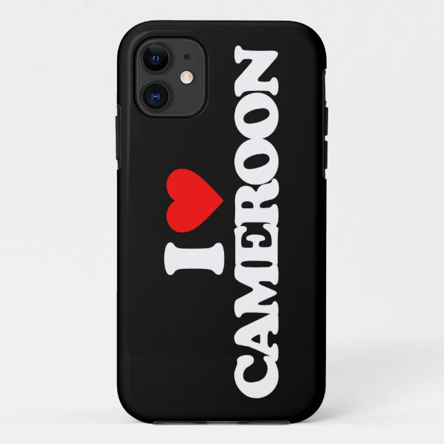 I LIEBE CAMEROON Case-Mate iPhone HÜLLE (Rückseite)