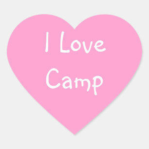 I Liebe Camp Stickers