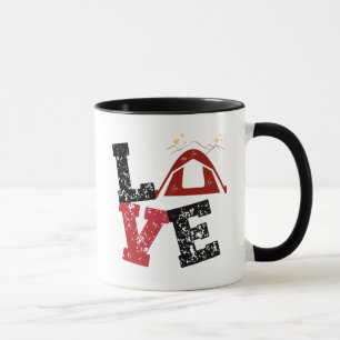 i Liebe Camping Campingplatz Kaffee Tasse
