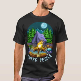 I Liebe Camping ich Hasse Menschen Außerhalb Funny T-Shirt